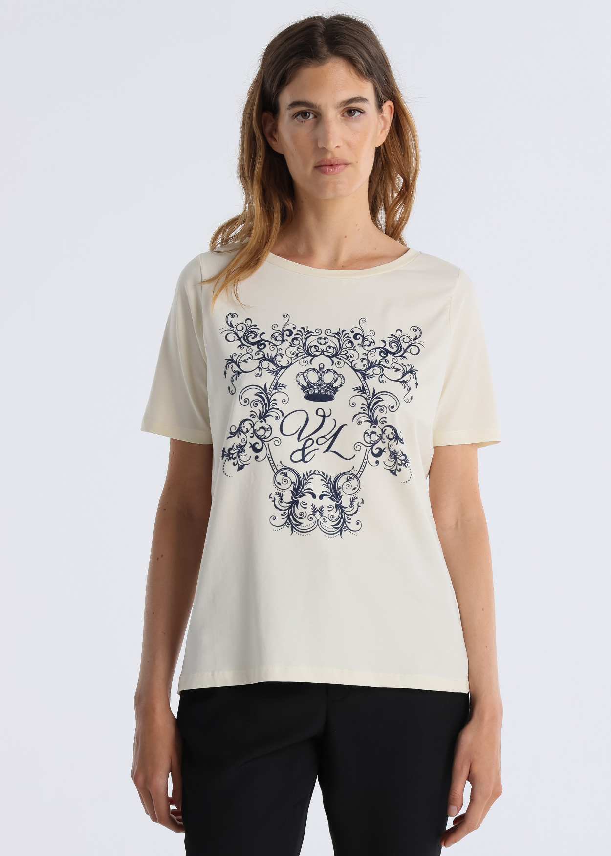 T-Shirt Performance Senhora Bege