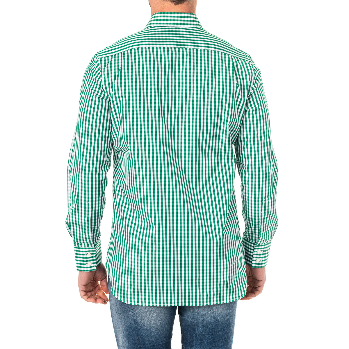 Camisa Homem Verde e Branco