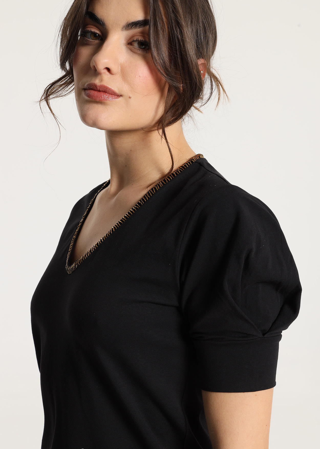 T-Shirt Senhora Preto