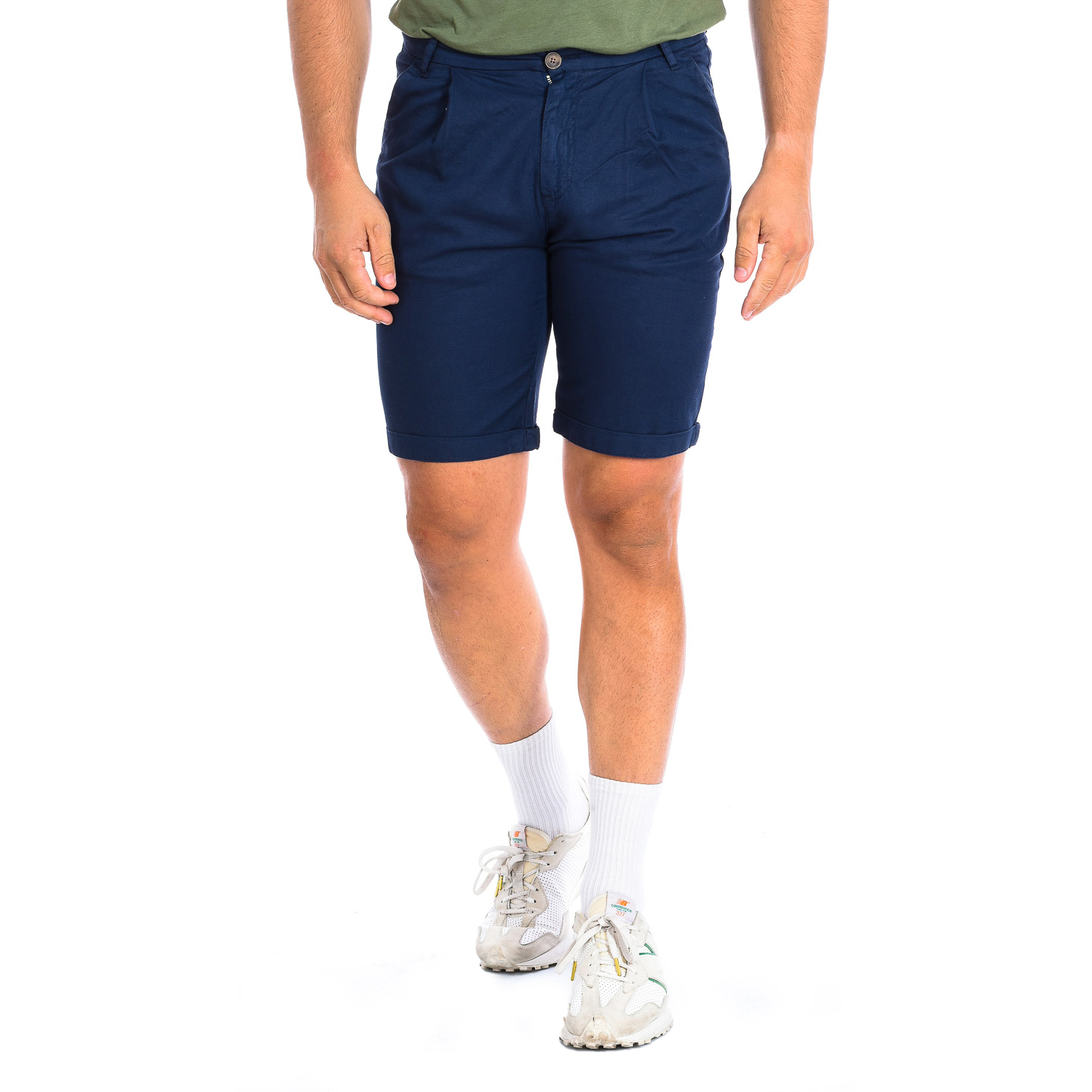 Bermudas Homem Azul Marinho