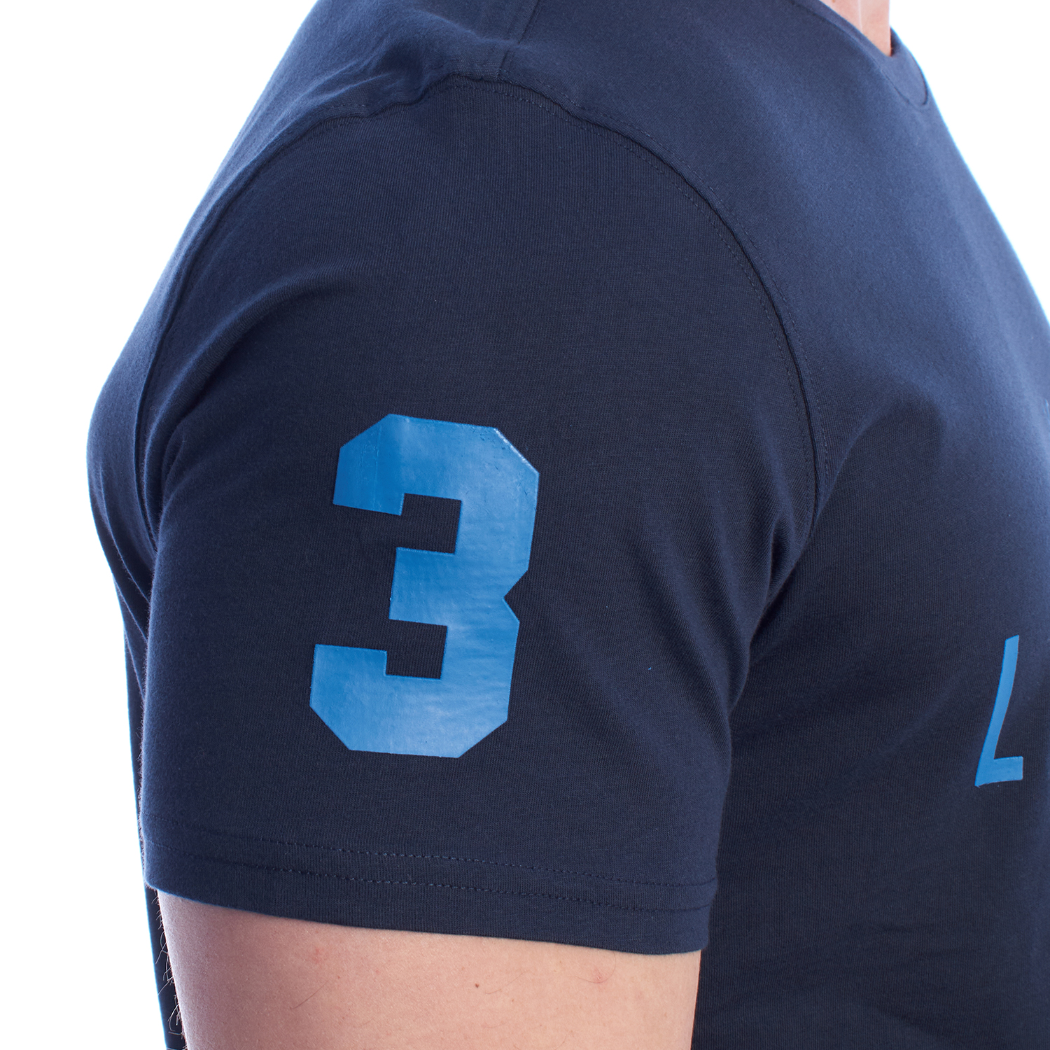 T-Shirt Homem Regular Fit Azul Escuro