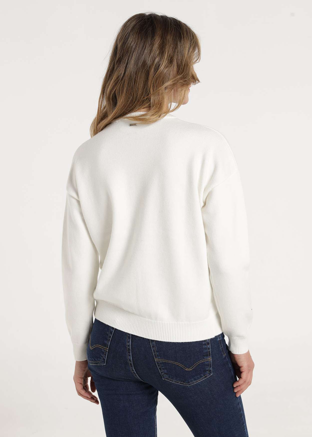 Sweatshirt Senhora Branco