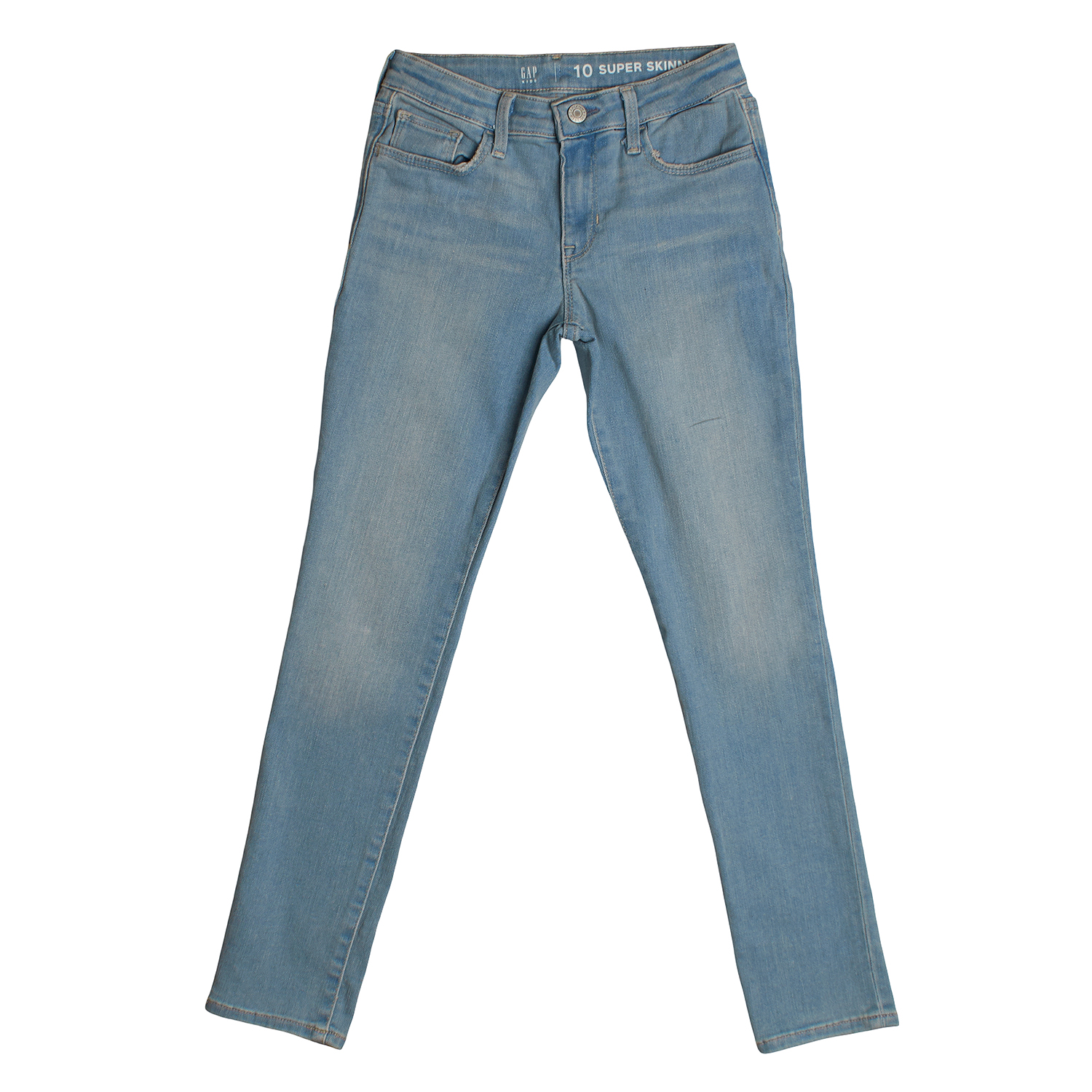 Calças de Ganga Super Skinny Menina Azul