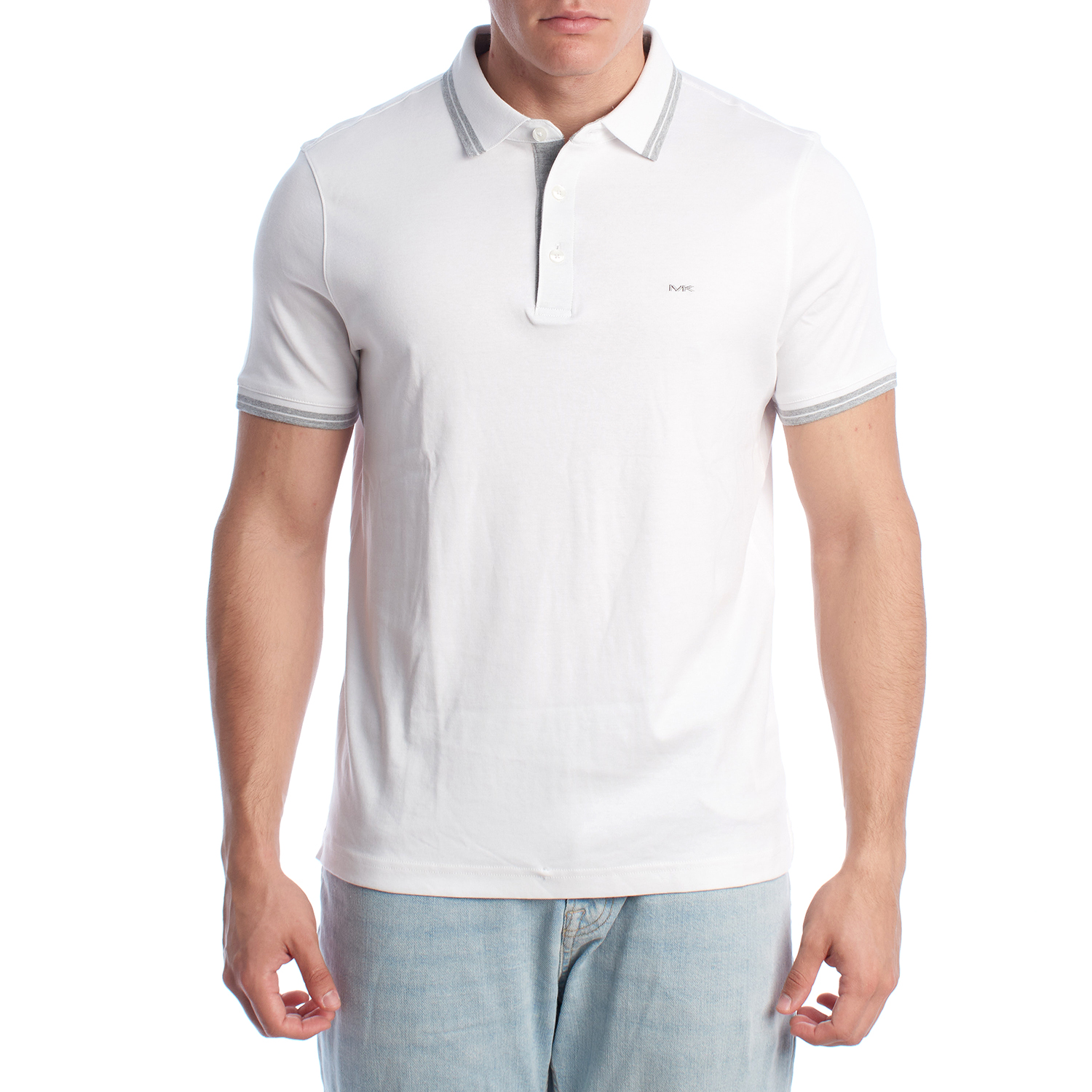 Pólo Homem Short Sleeve Branco