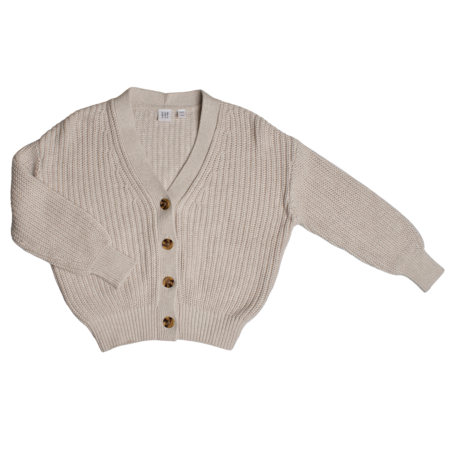 Cardigan Menina Bege