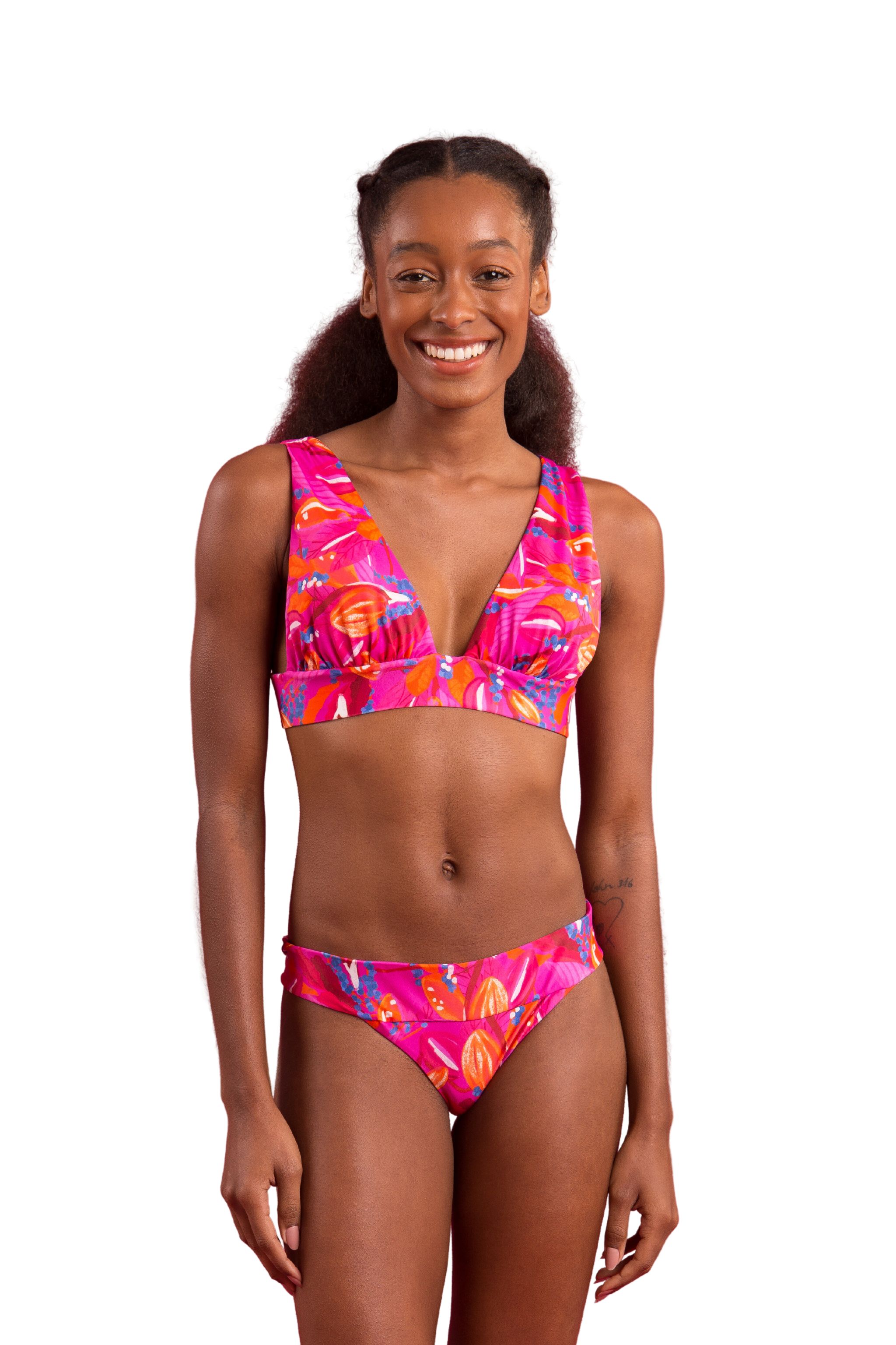 Top Biquini Flavors Halter-Marina Rosa