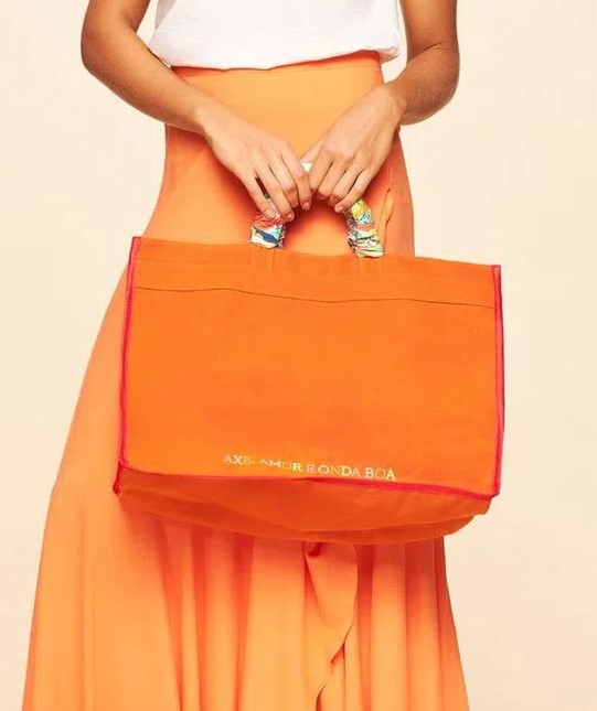 Bolsa de Mão Laranja