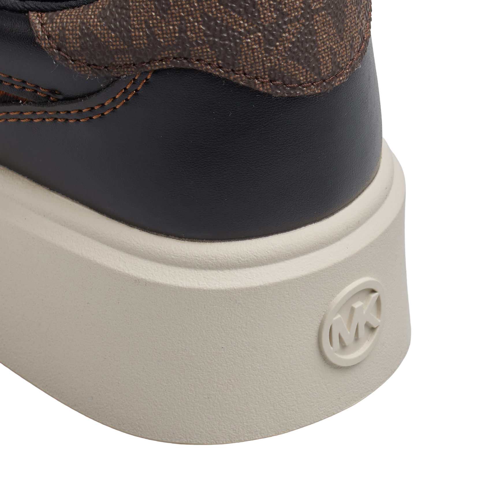 Ténis Senhora Romey Lace Up Preto com Estampado Animal