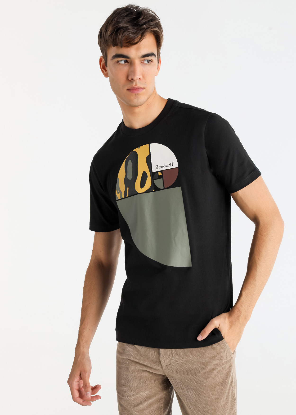 T-Shirt de lenhador Preto