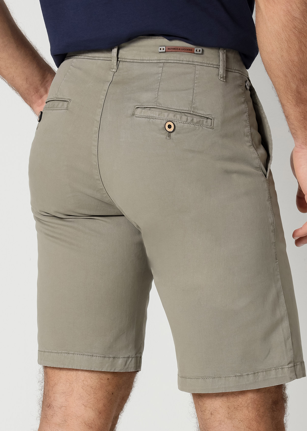 Bermuda Chino Homem Verde