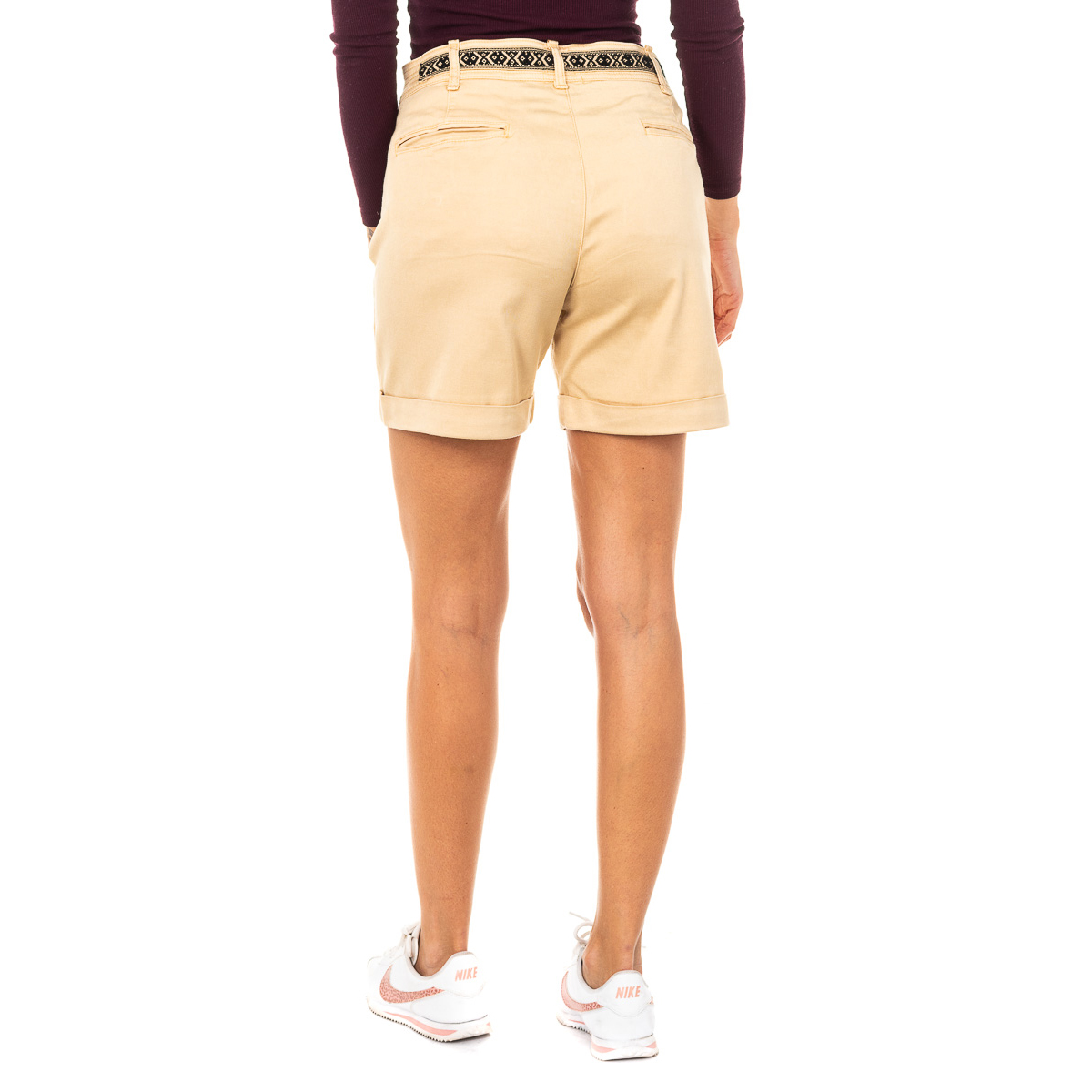 Bermudas Senhora Bege