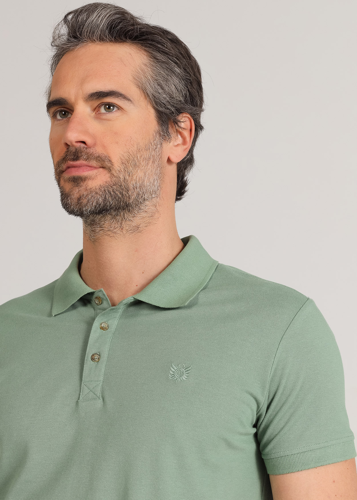 Pólo clássico Ocean Piqué Verde