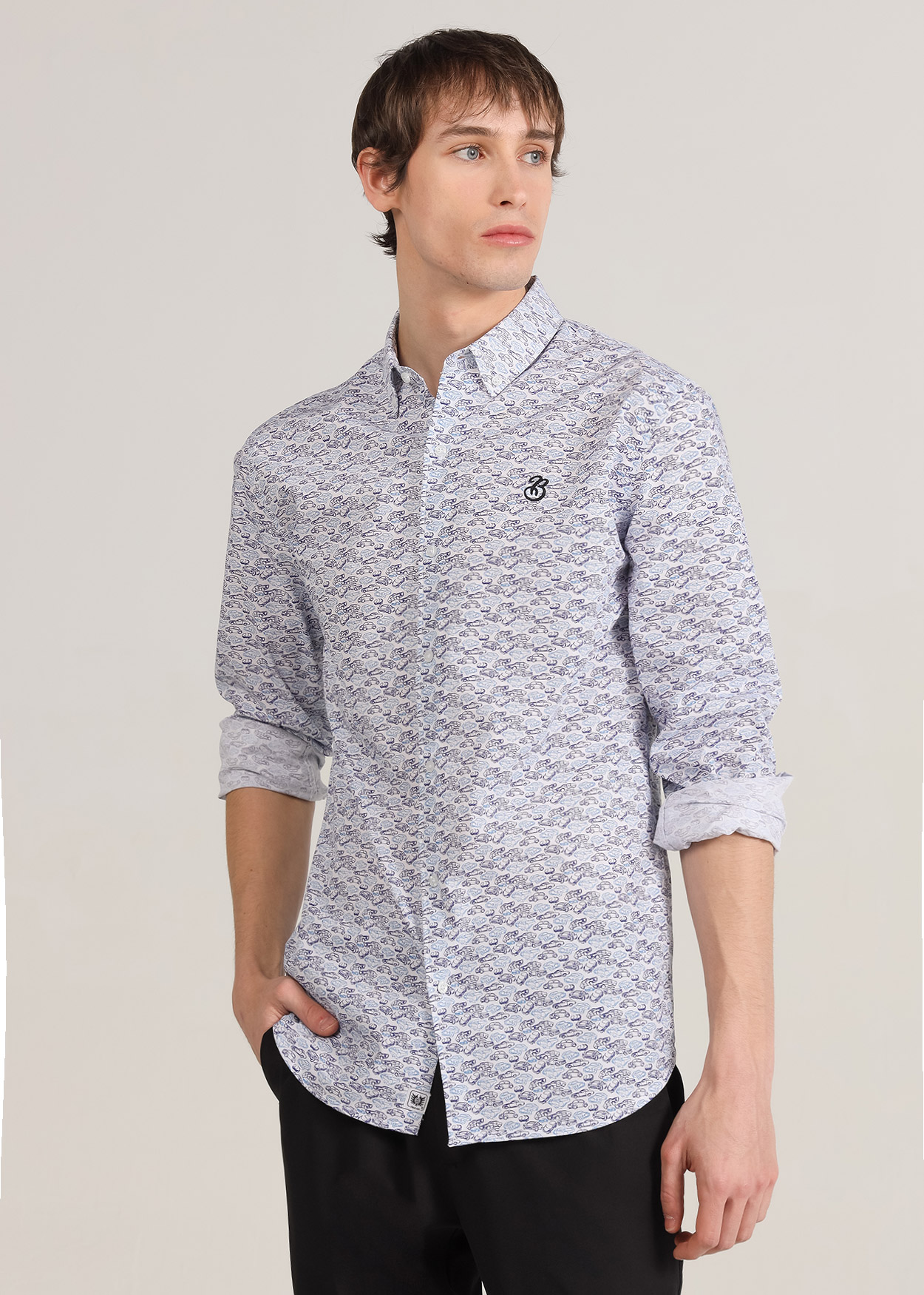 Camisa de manga comprida Multicor
