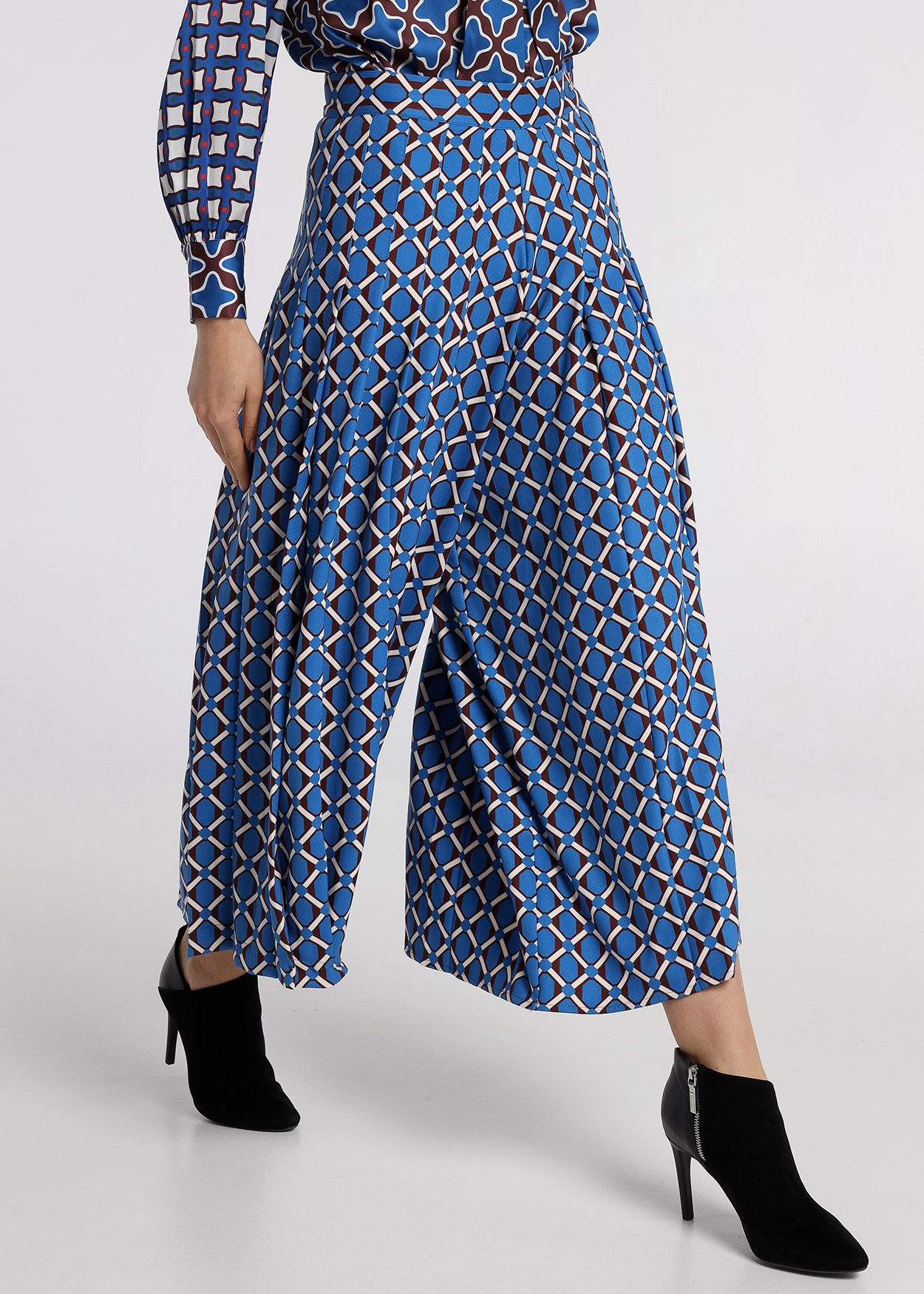 Calças Largas Senhora Multicolorido