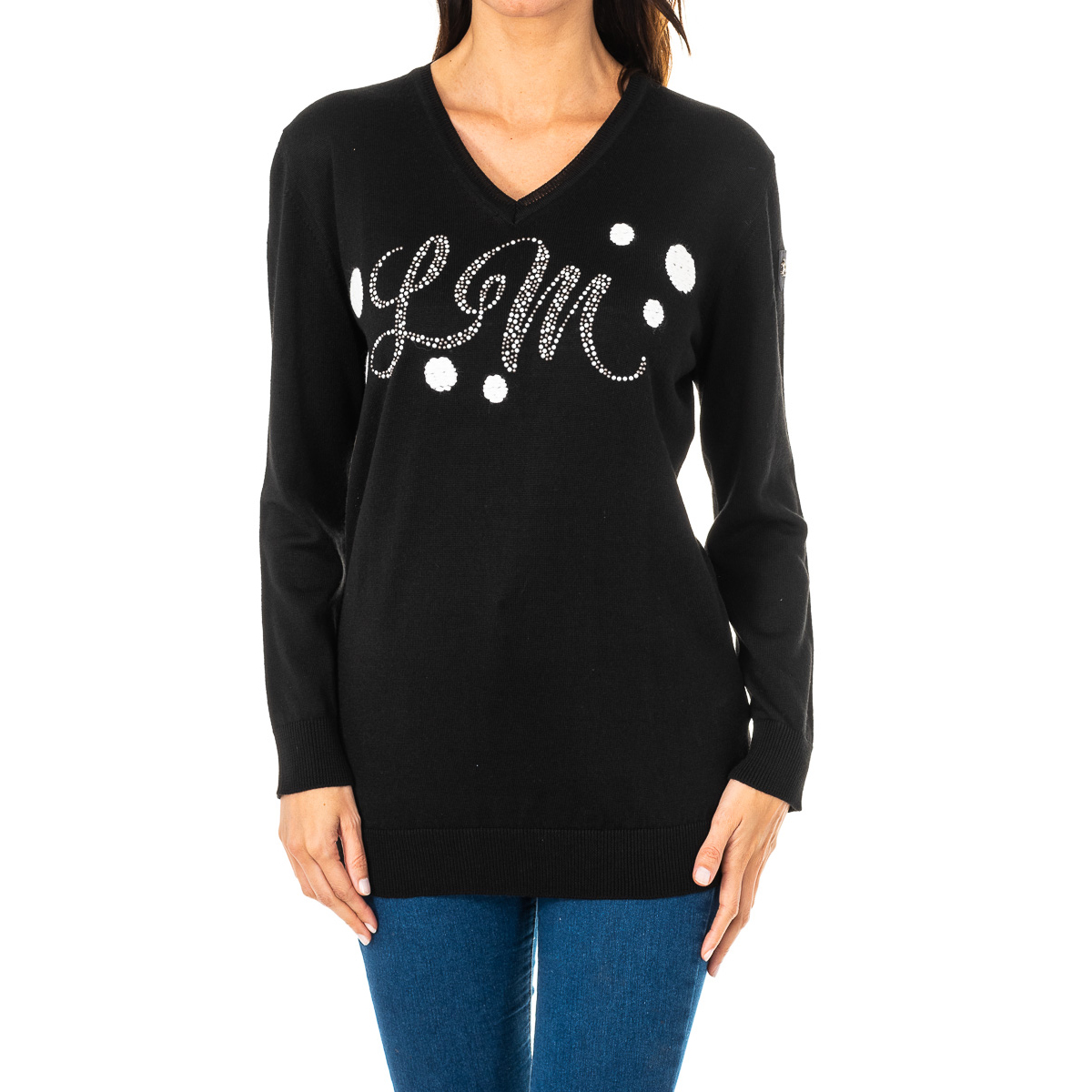 Sweatshirt Senhora Preto