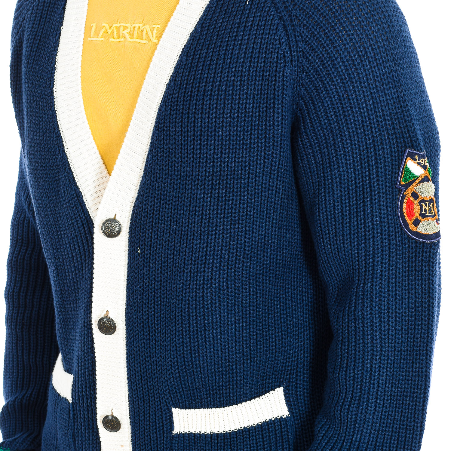 Cardigan Homem Azul Marinho