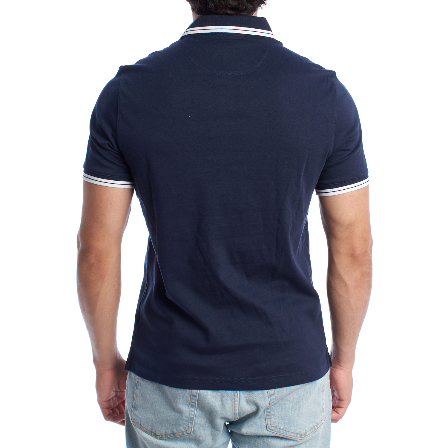 Pólo Homem Short Sleeve Azul