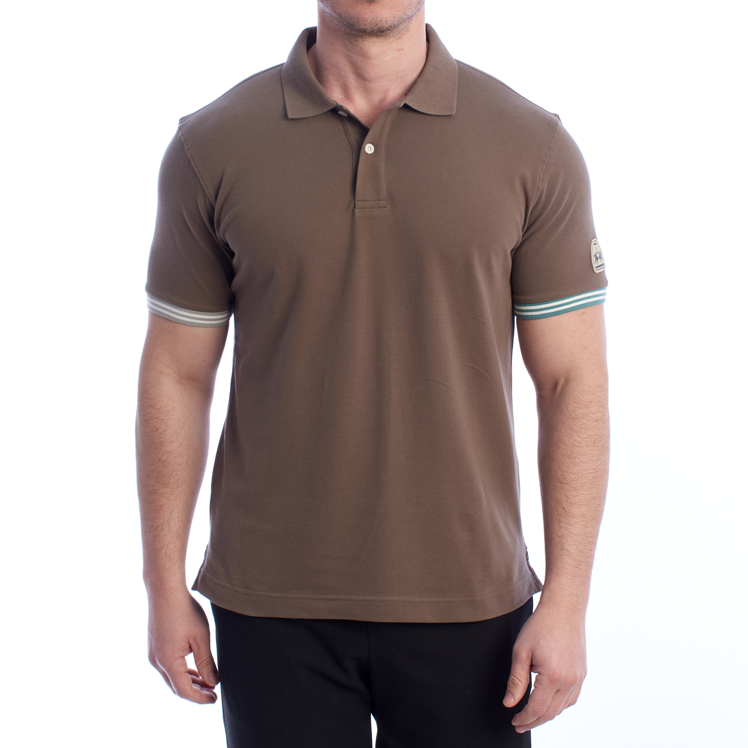 Pólo Homem Regular Fit Castanho