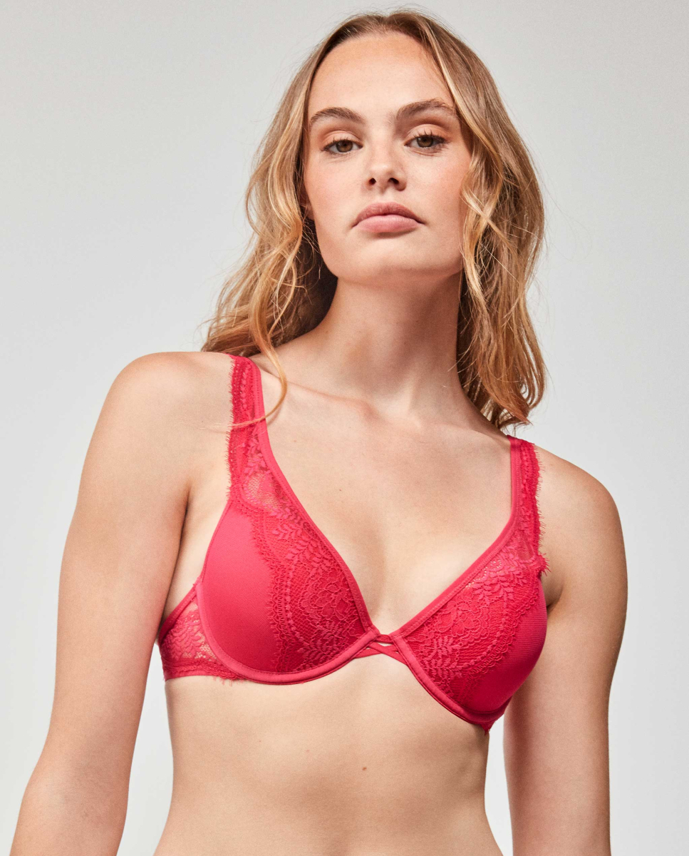 Soutien Push-Up Vermelho