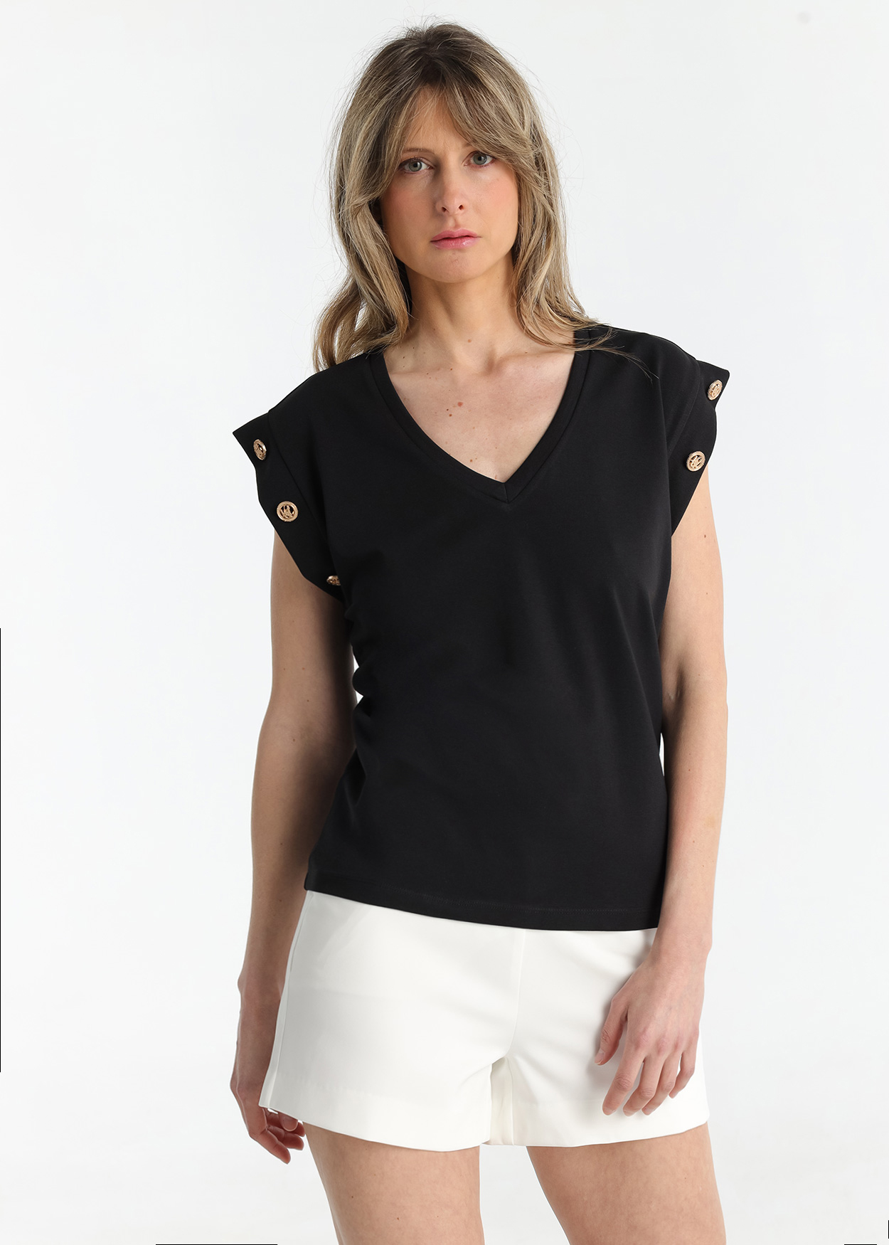 T-Shirt Senhora Preto