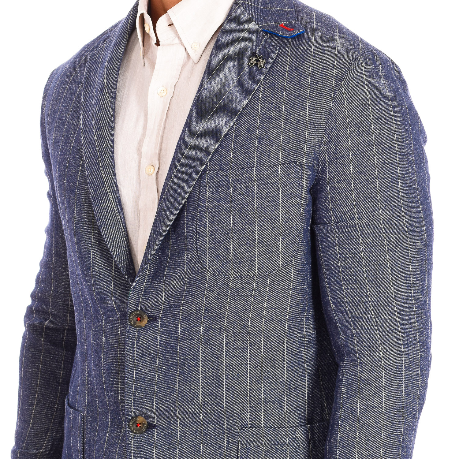 Blazer Homem Regular Fit Azul