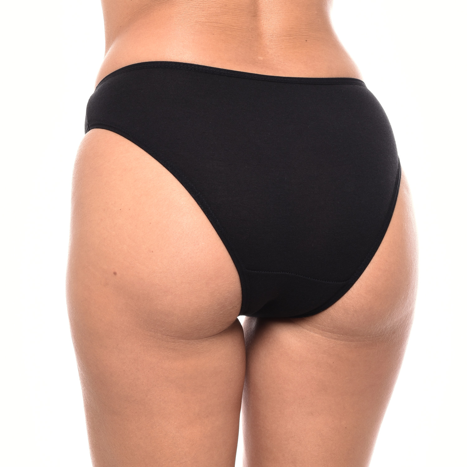 Pack 3 Cuecas Branco-Preto-Rosa