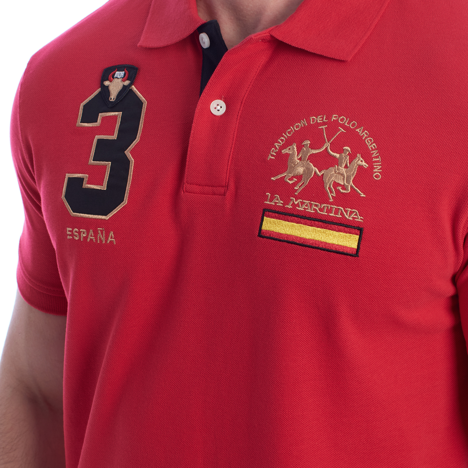 Pólo Homem Vermelho