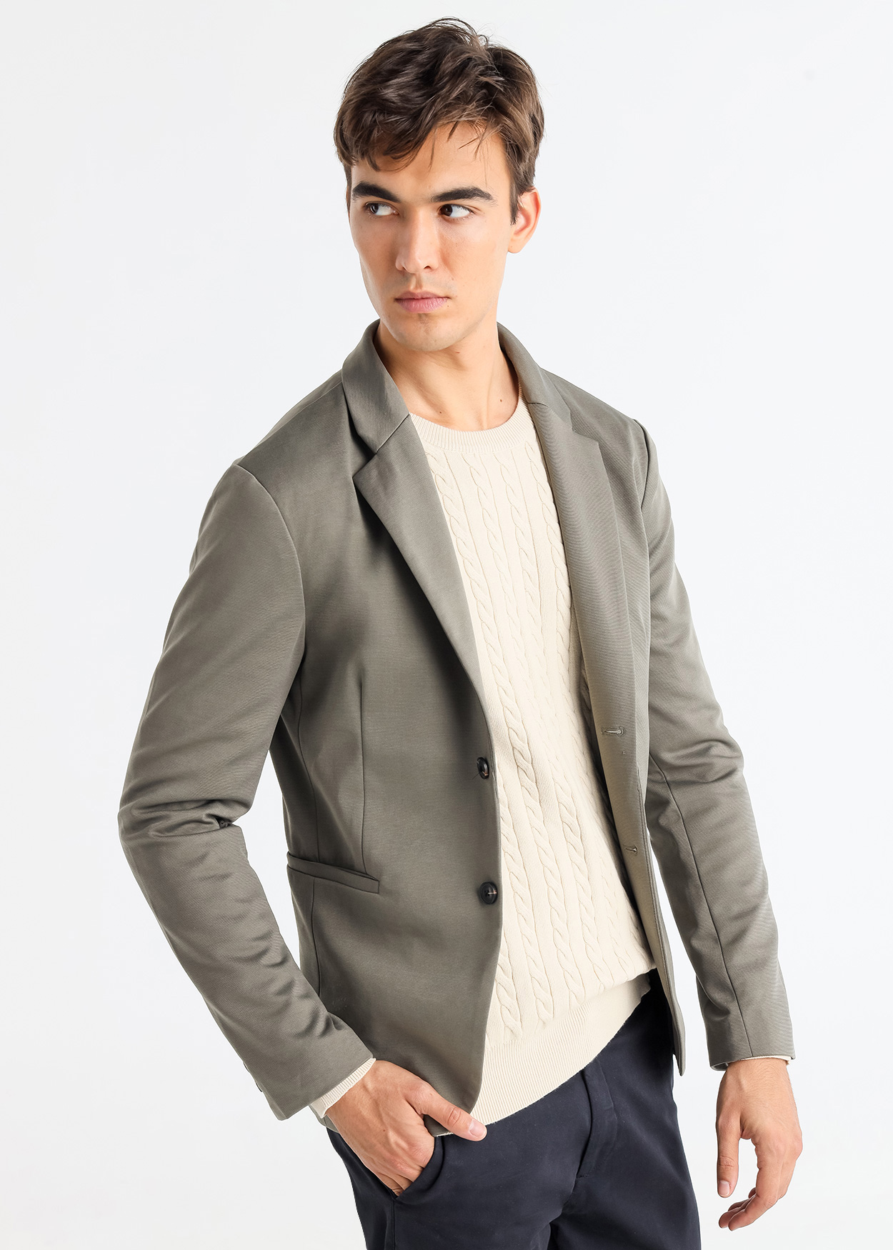Blazer casual Verde