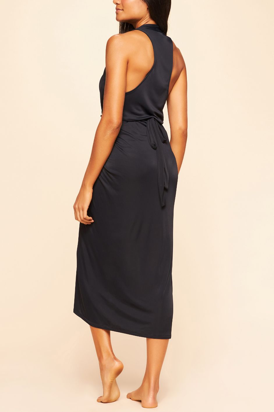 Vestido Liso de Saída Preto
