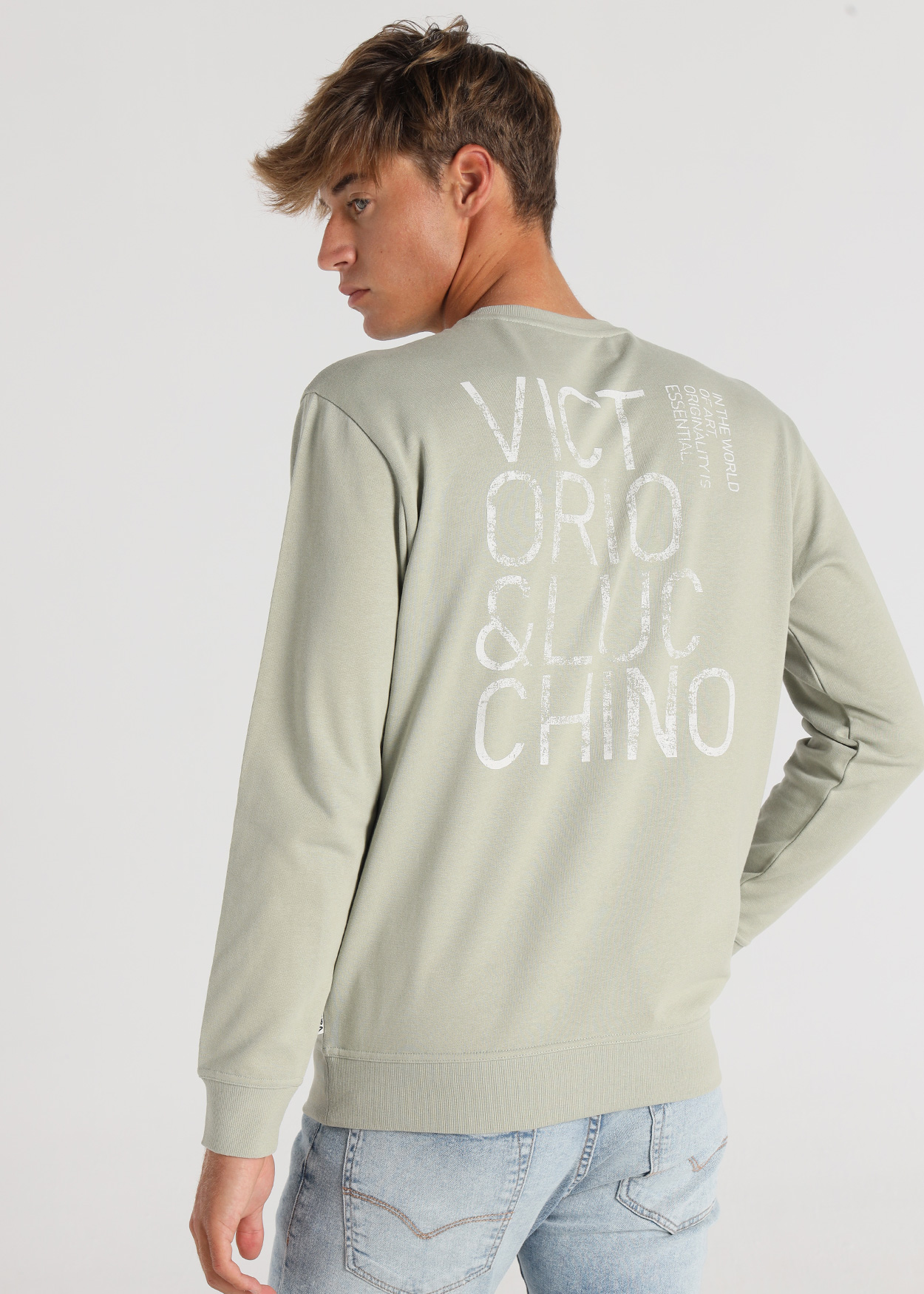 Sweatshirt Homem Verde