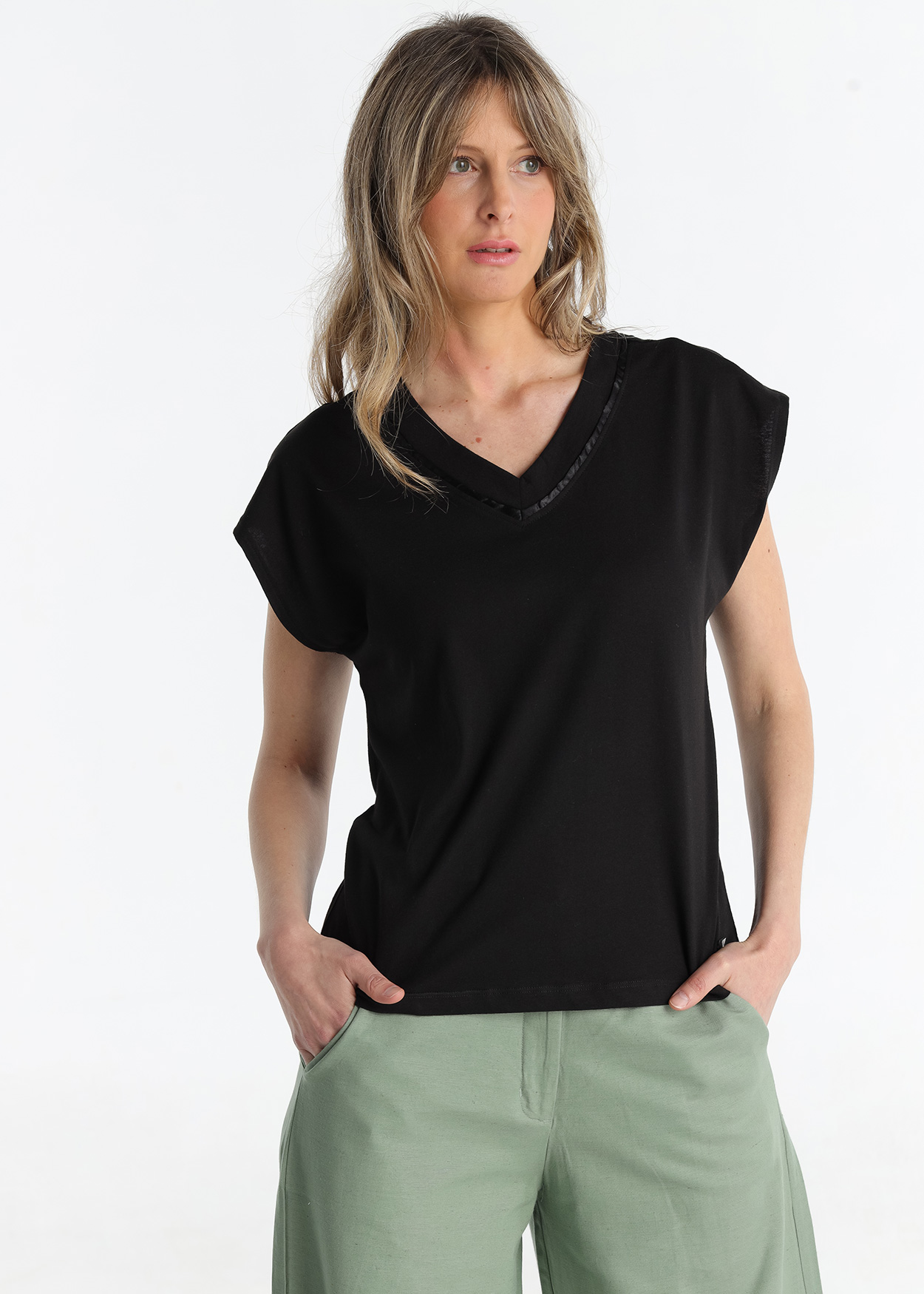T-Shirt Senhora Preto