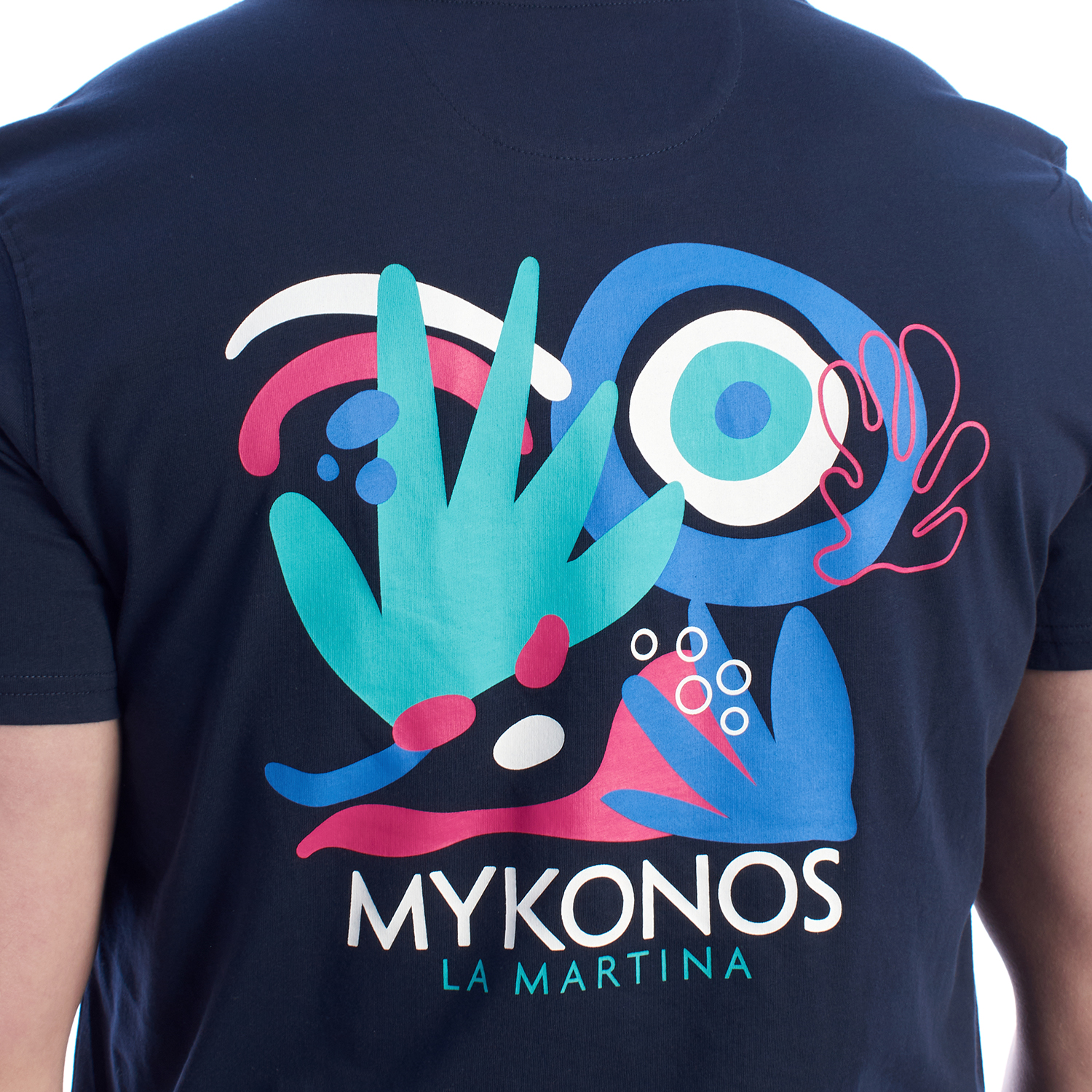 T-Shirt Homem Regular Fit Azul Escuro