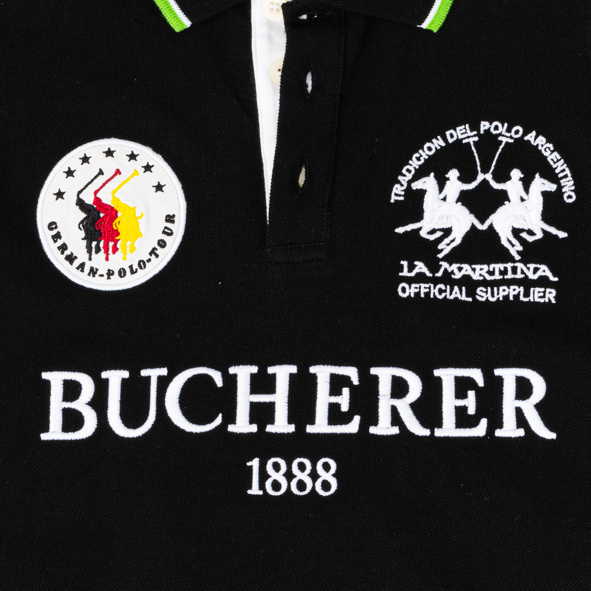 Pólo Menino Preto e Branco