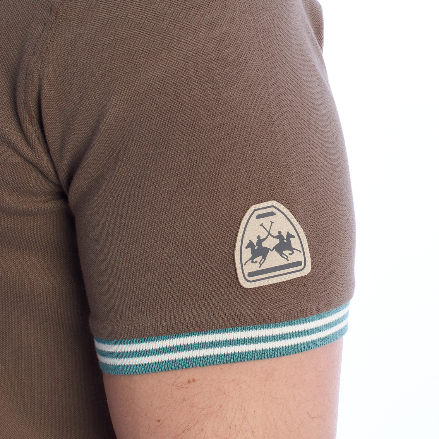 Pólo Homem Regular Fit Castanho