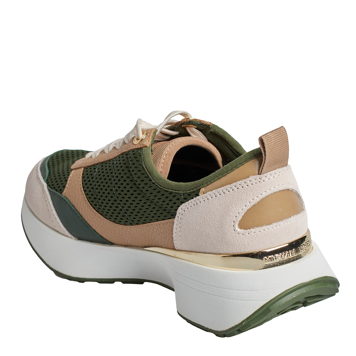 Ténis Senhora Flynn Verde e Castanho