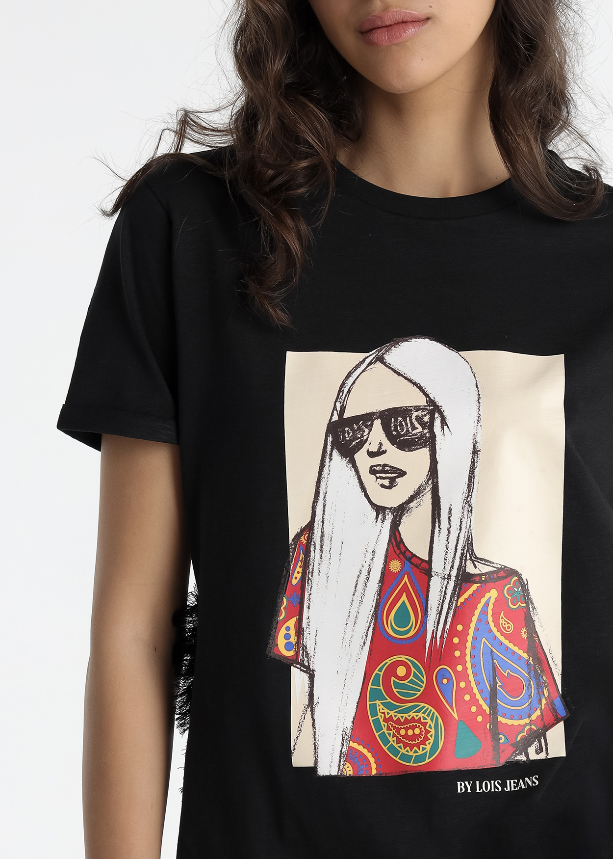 T-Shirt Senhora Preto