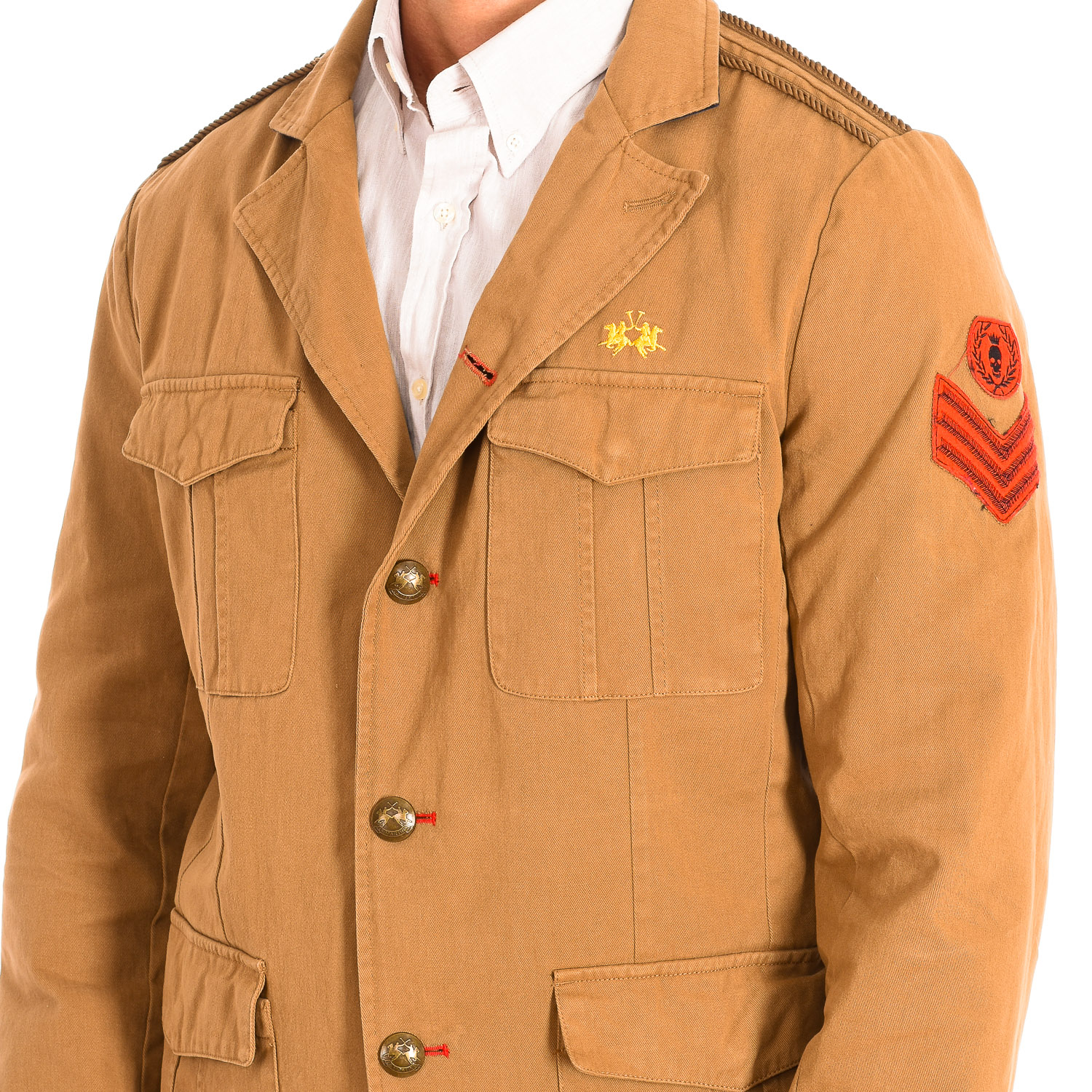 Casaco Homem Regular Fit Castanho