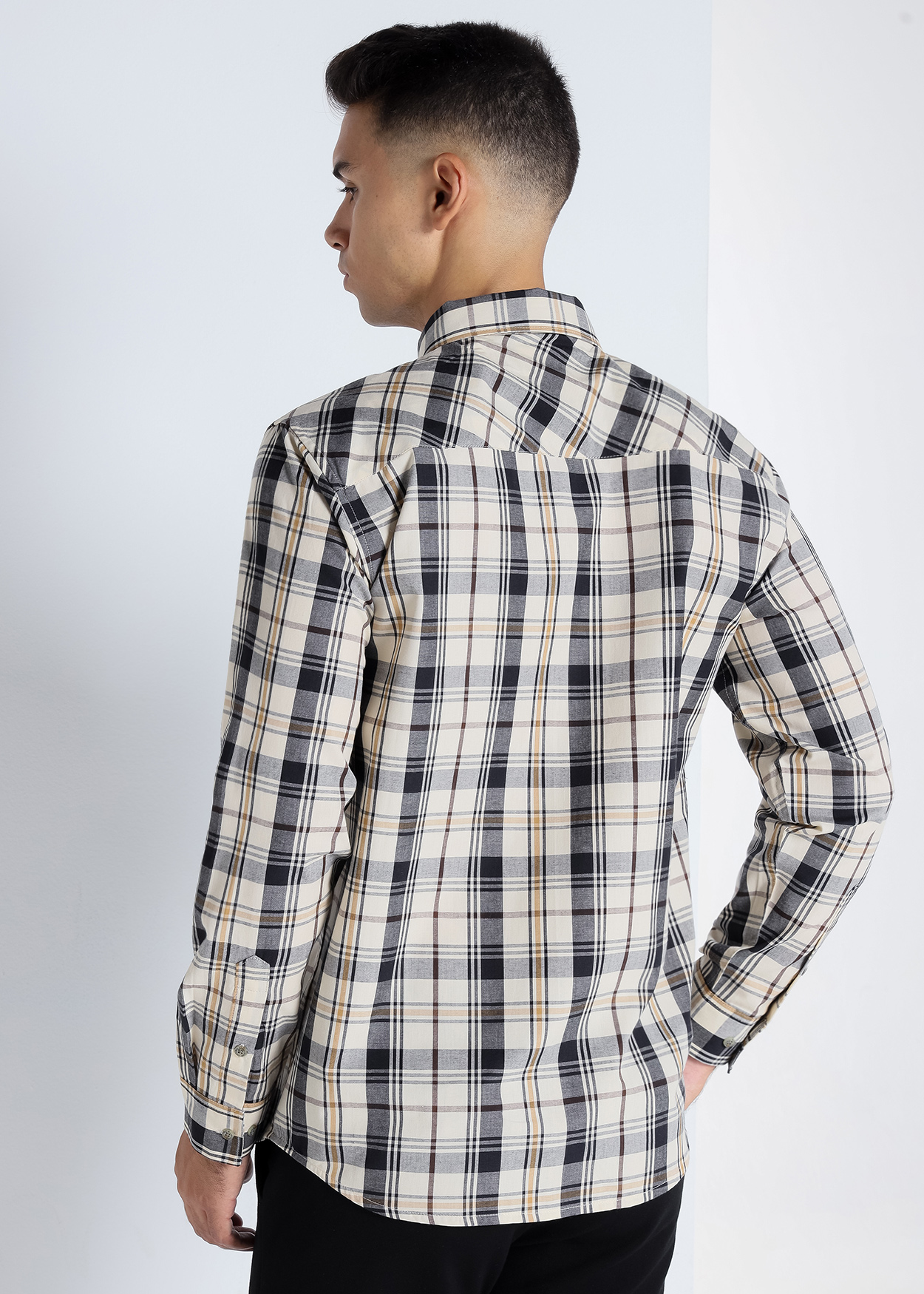 Camisa xadrez Homem Multicolorido