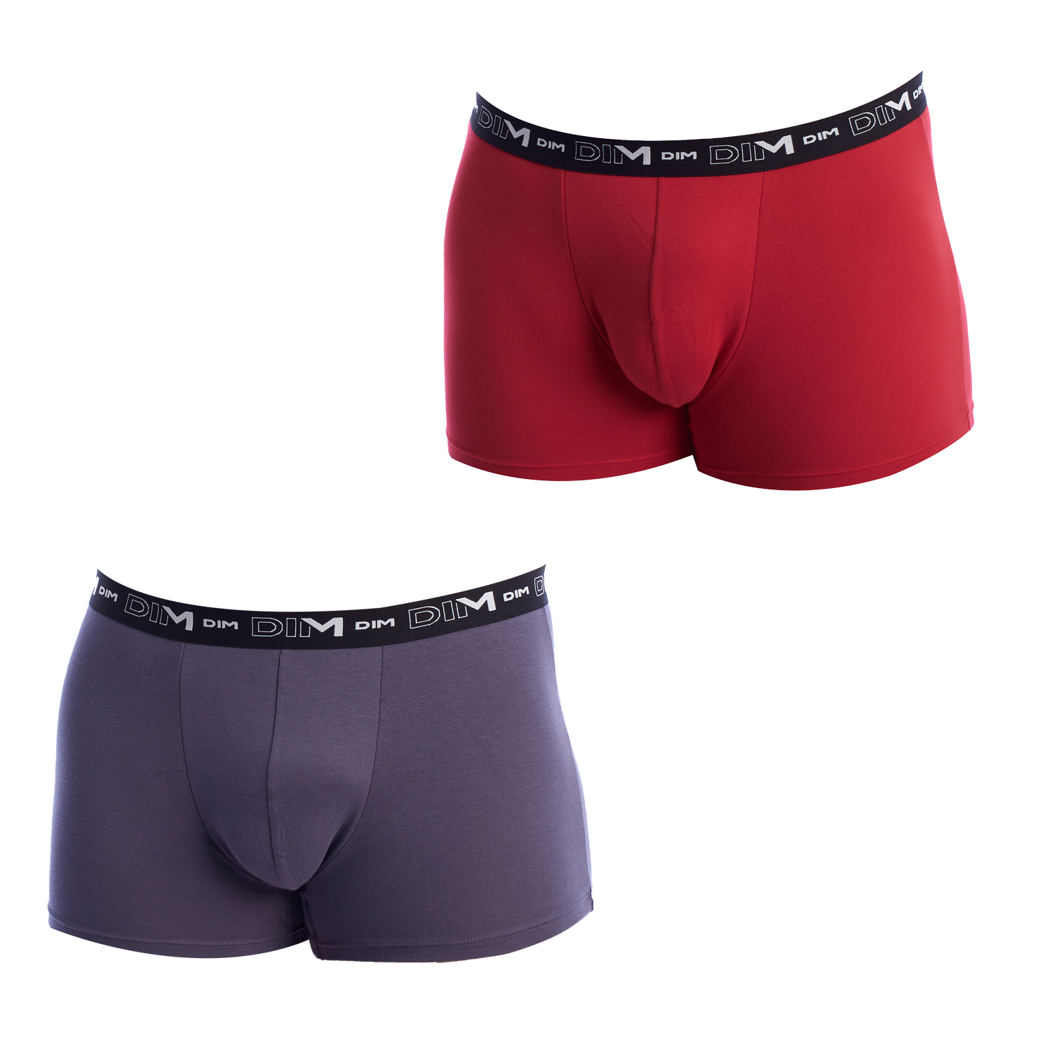 Pack 2 Boxers Homem Vermelho e Cinzento