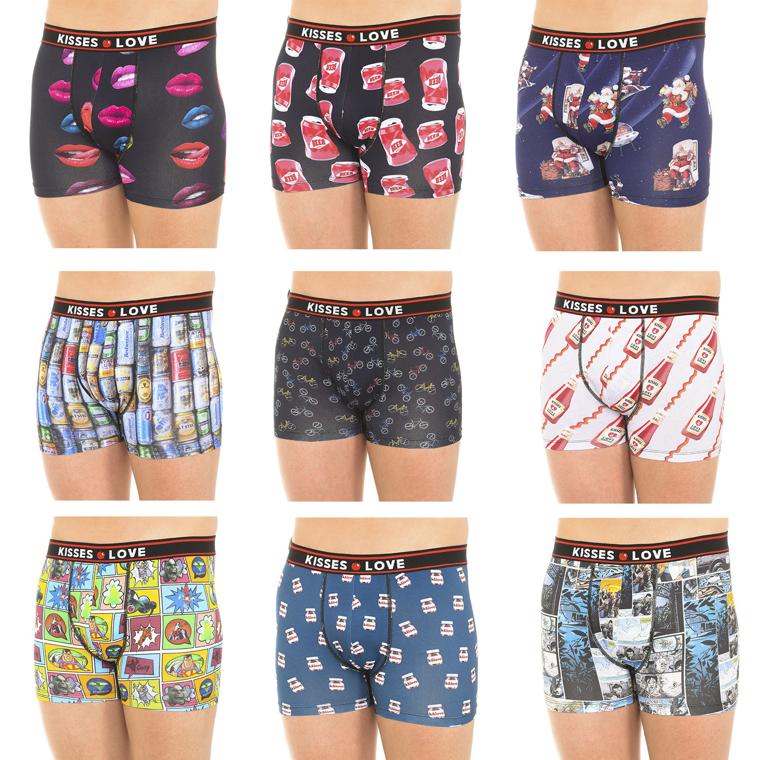 Gift Box Boxers e Meias Vermelho