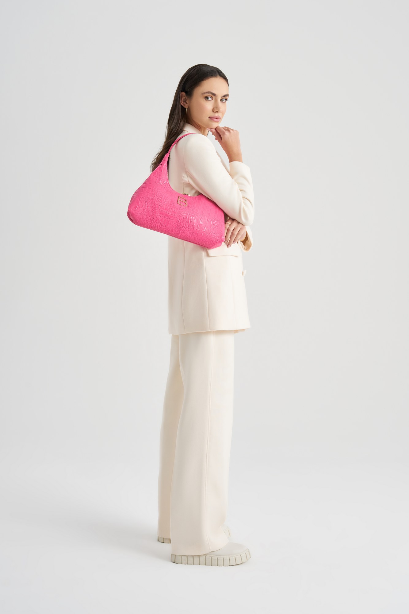 Mala de Ombro Fuchsia