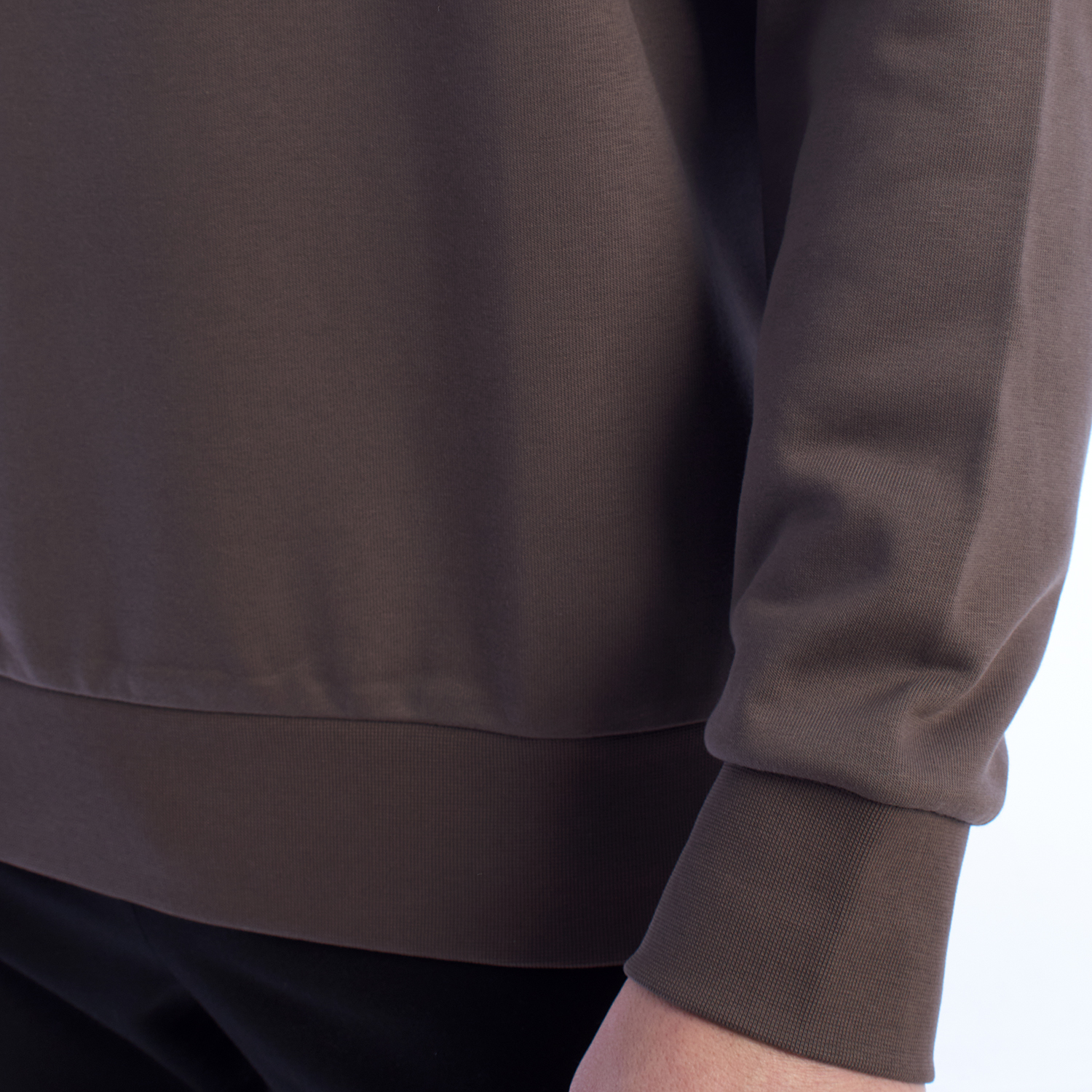 Sweatshirt Homem Regular Fit Castanho