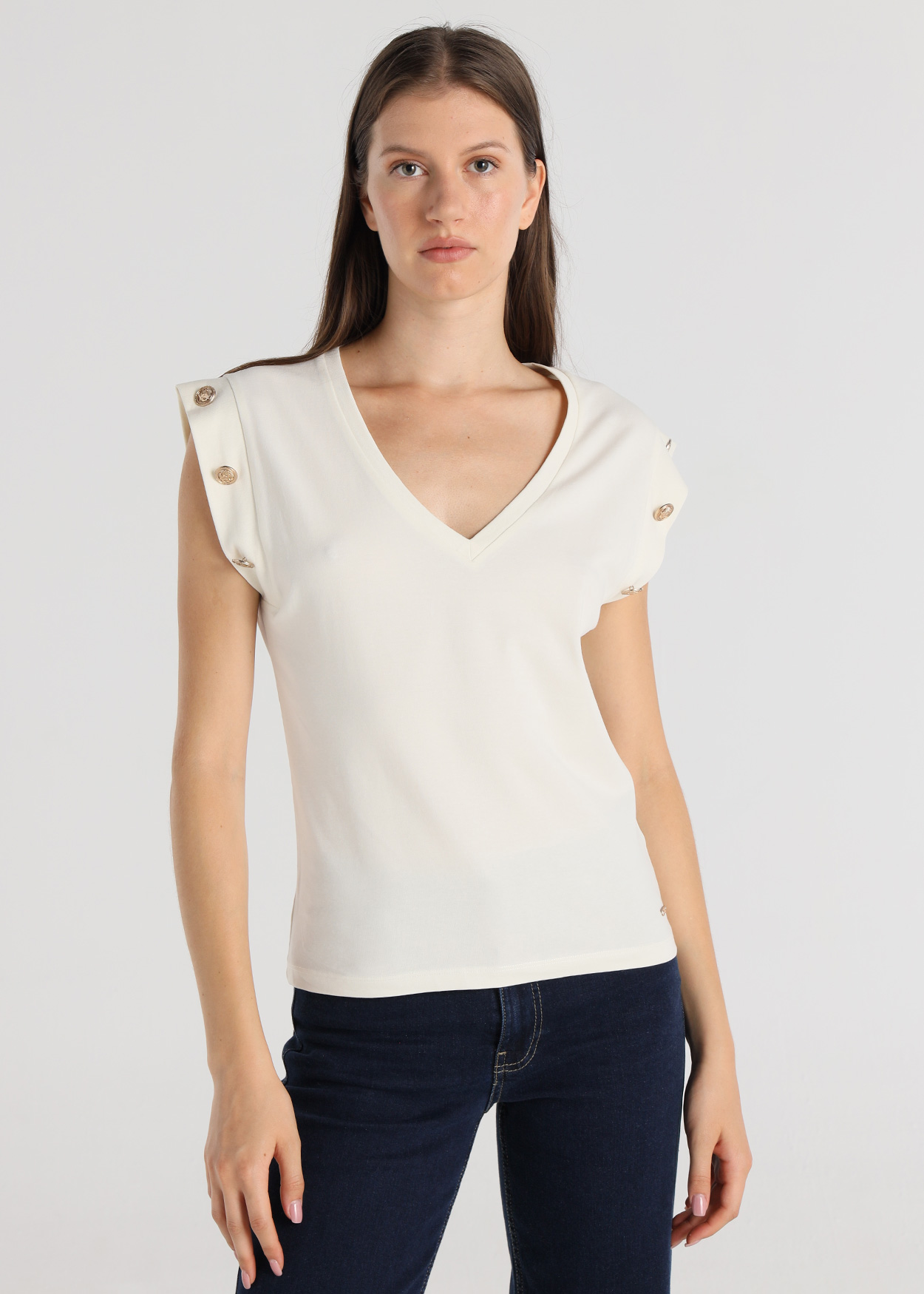 T-Shirt Senhora Bege