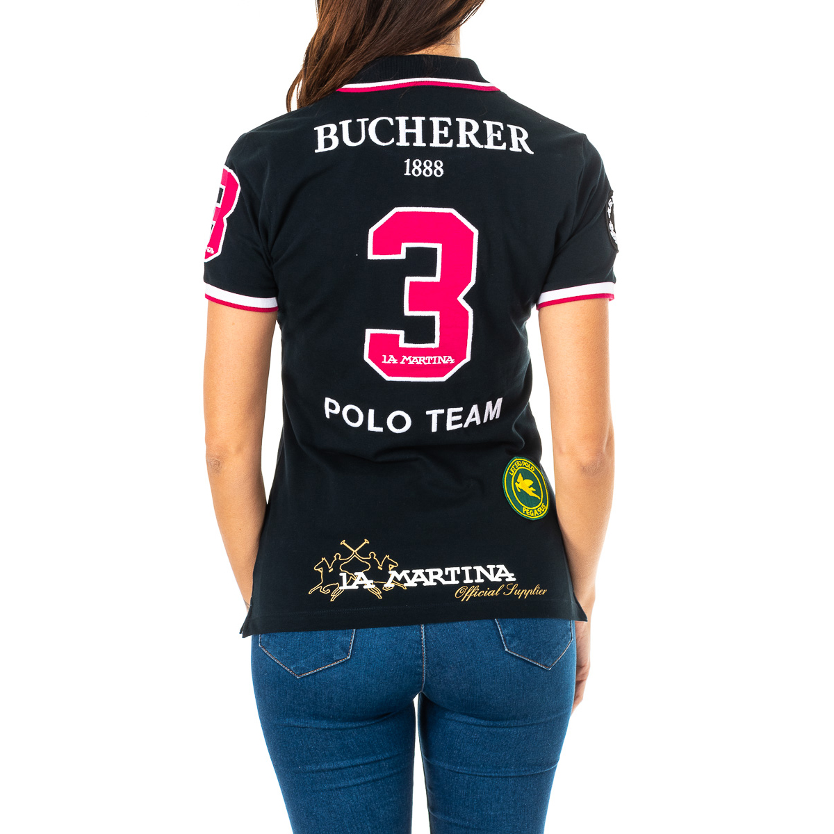 Pólo Senhora Azul Escuro