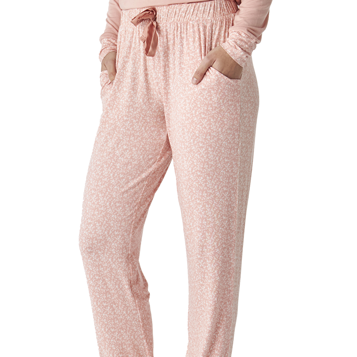 Pijama Senhora Manga Comprida Rosa