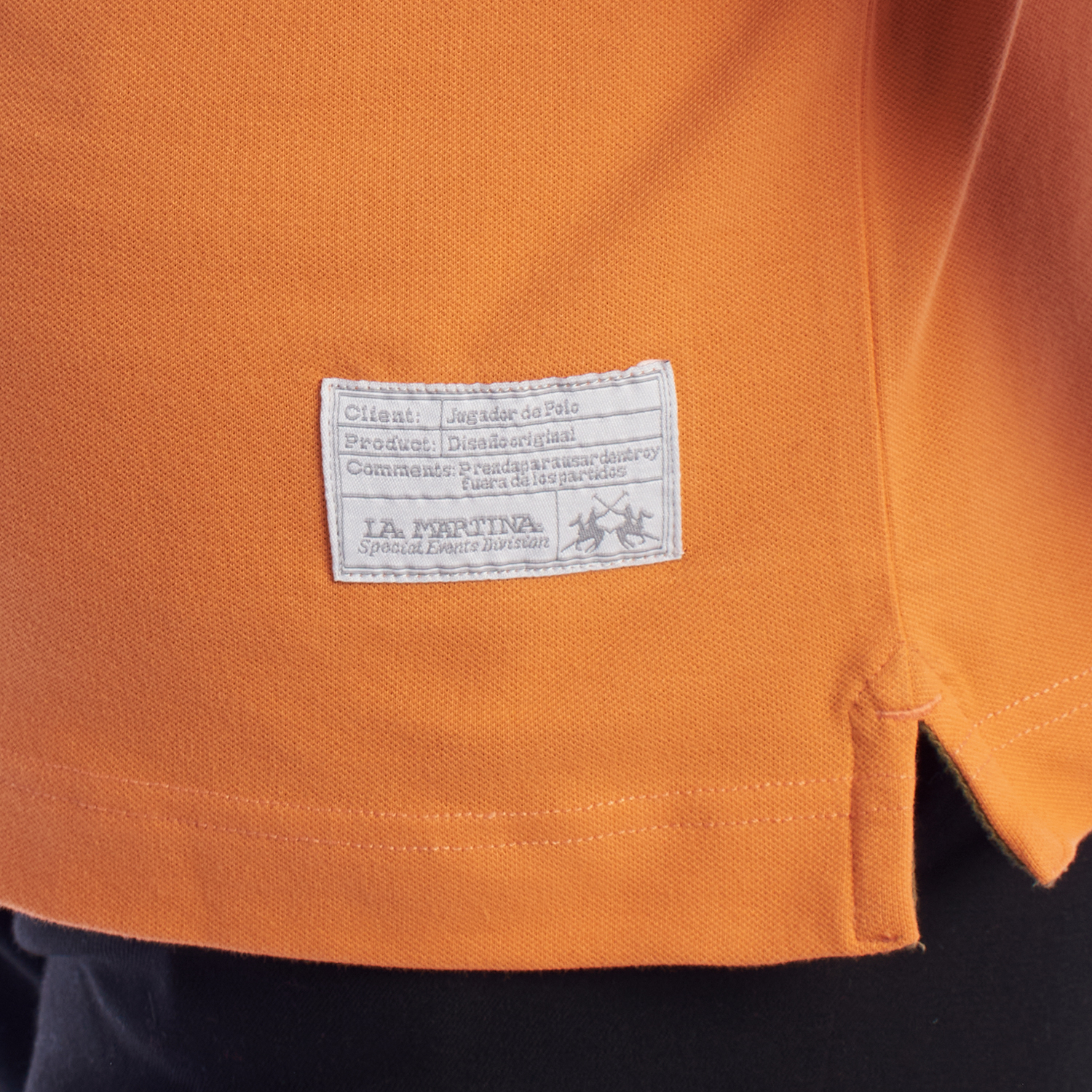 Pólo Homem Regular Fit Laranja