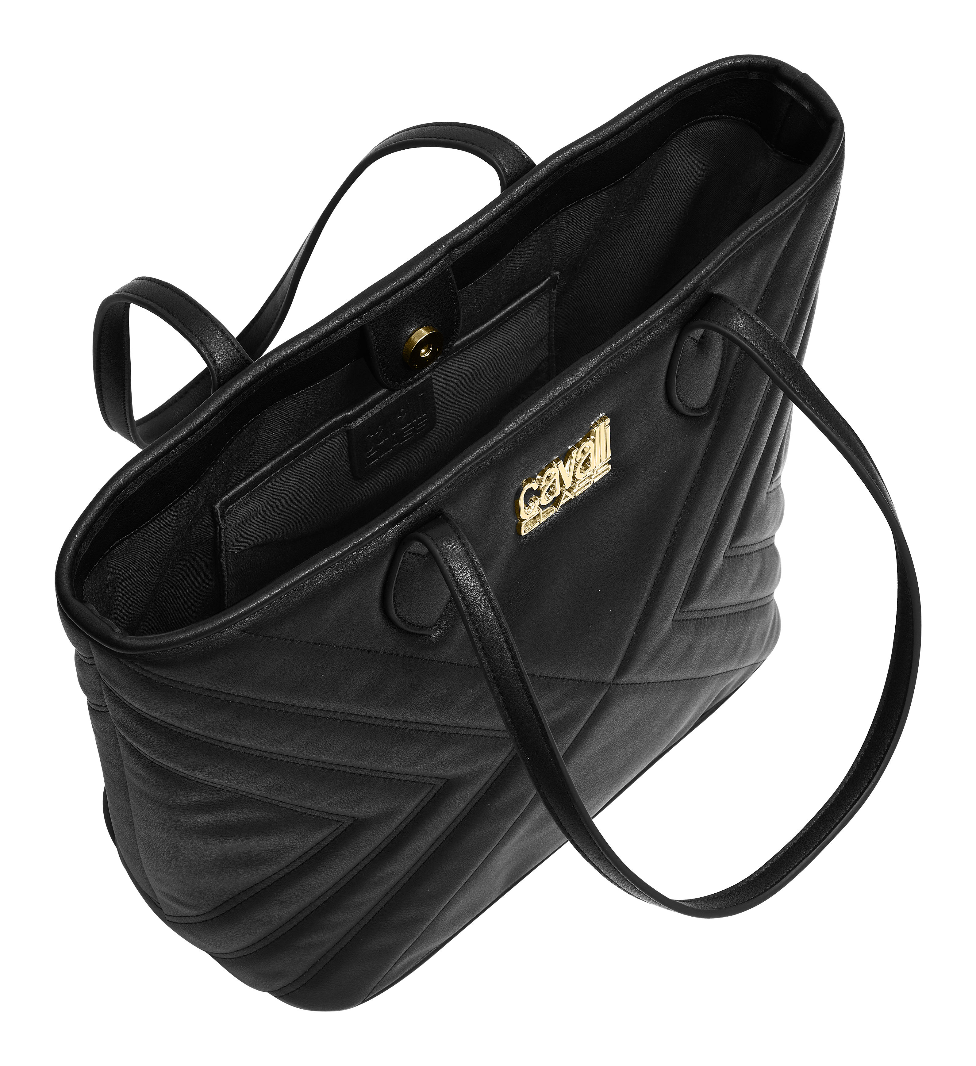 Mala Shopper Senhora com Carteira Preto