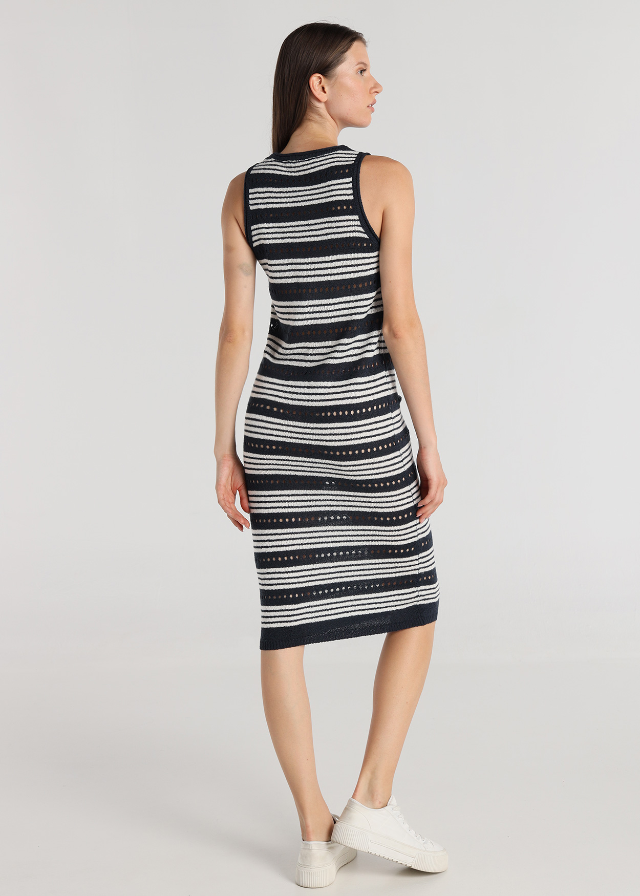 Vestido de malha Senhora Azul