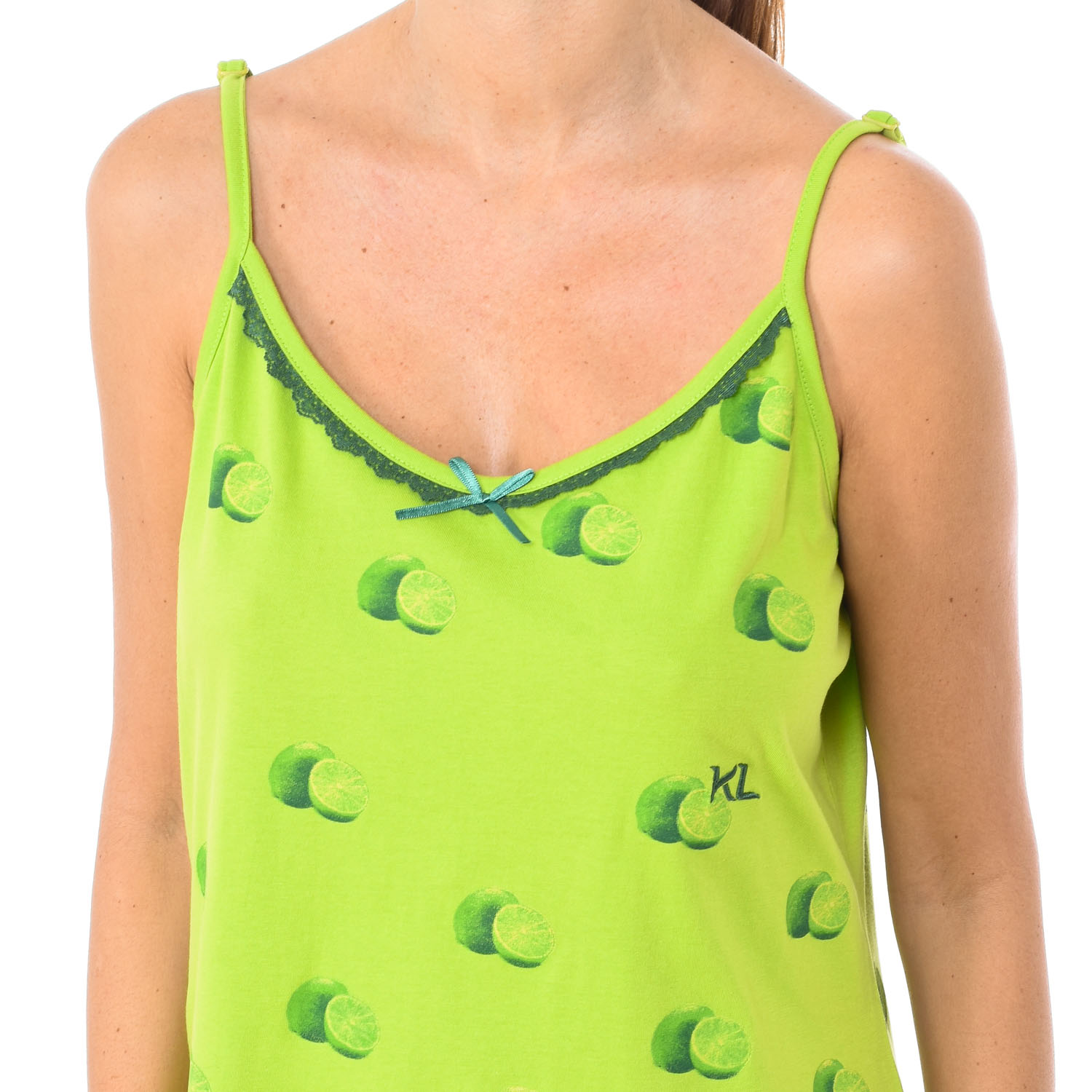 Vestido de Dormir Verde lima