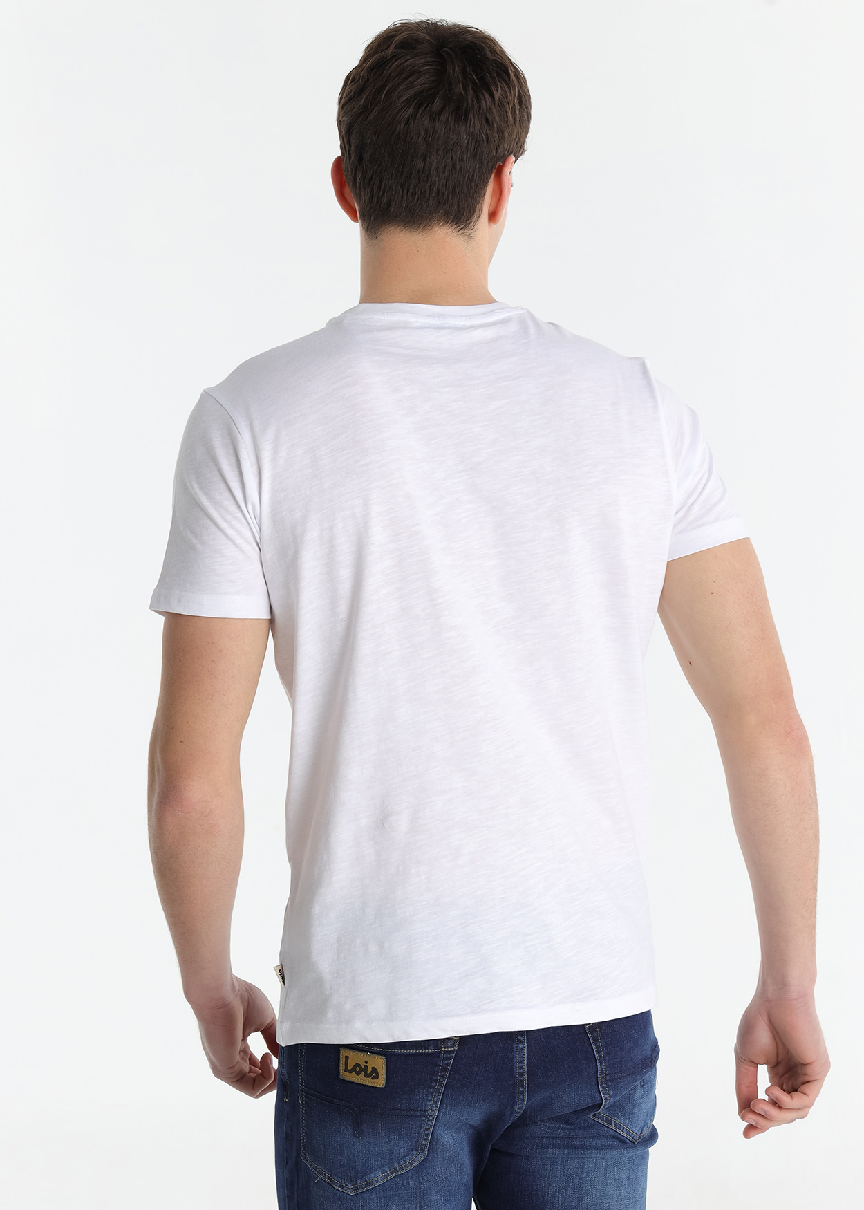 T-Shirt com bolso Homem Branco